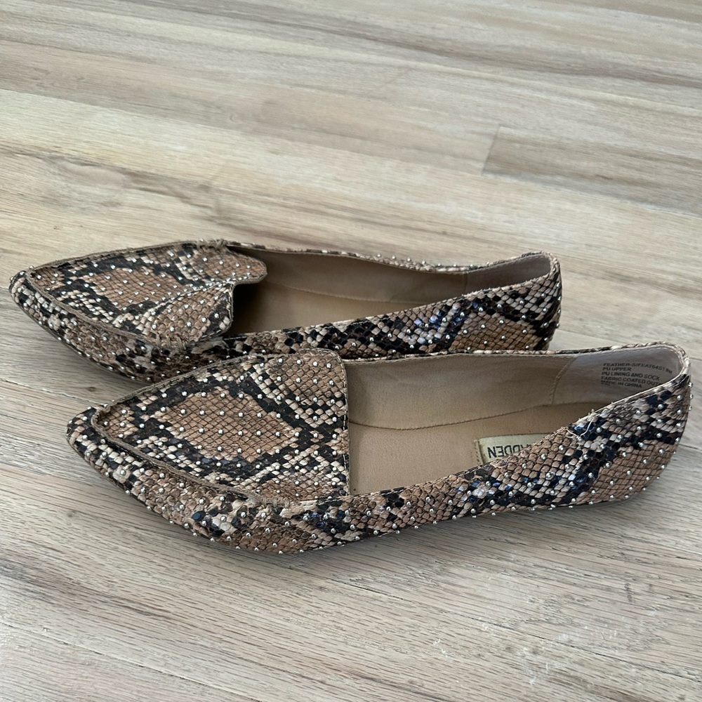 Steve Madden Studded Python Print Flat - image 4